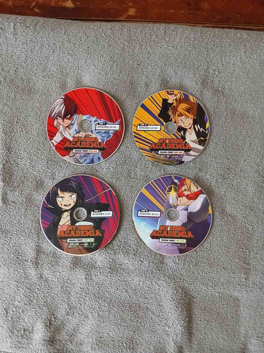 Lot Of 10 My Hero Academia DVDs - North Hollywood, California - FleaMarketBay