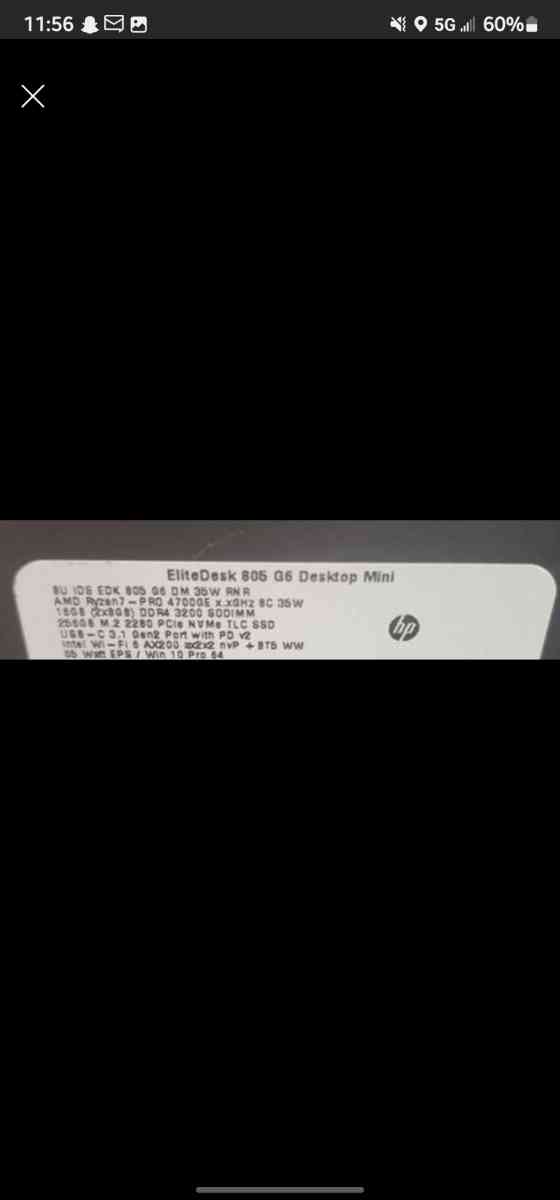 HP EliteDesk G6 Mini PC - North Richland Hills, Texas - FleaMarketBay