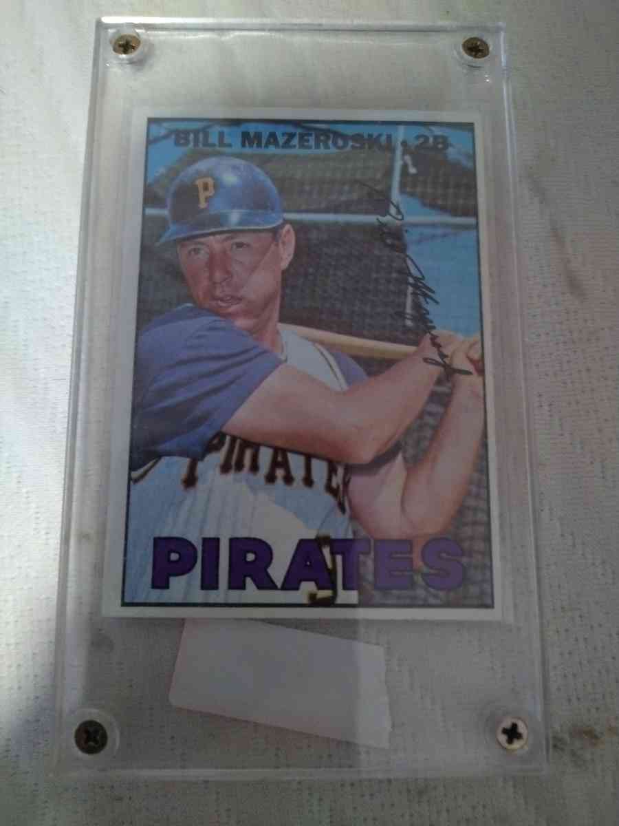 1967 Topps  Bill Mazeroski TRADING CARD - Pittsburgh, Pennsylvania - FleaMarketBay