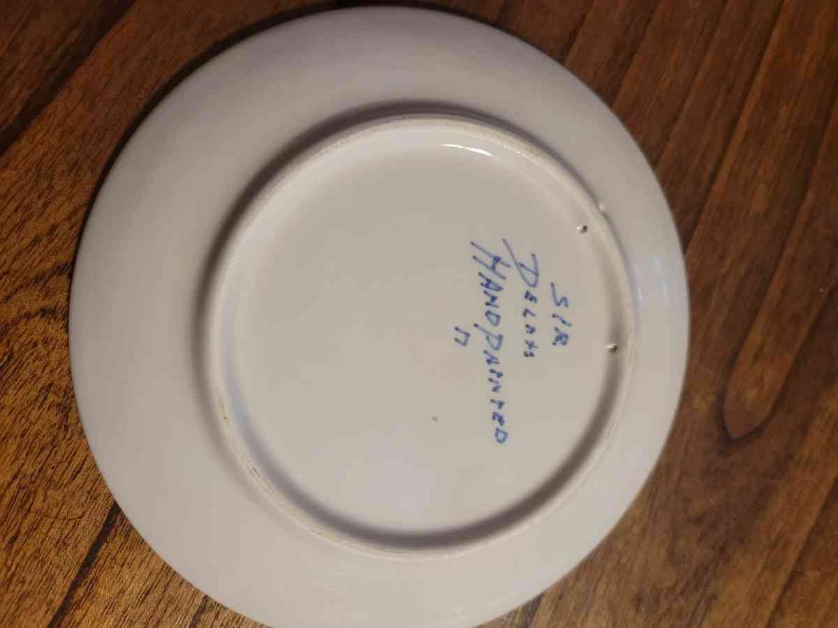 Vintage Blue Hollamd Windmill Mini Plate - Saint Petersburg, Florida - FleaMarketBay