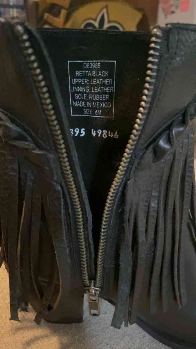 Harley Davison fringe boots - Deville, Louisiana - FleaMarketBay