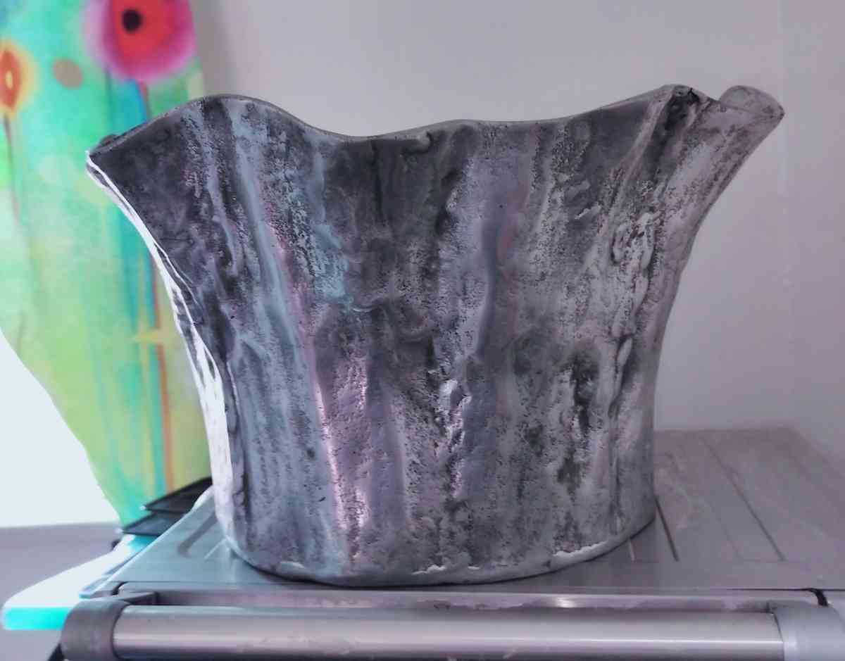 Vintage Metal Tree Trunk Vase or Other Display - San Diego, California