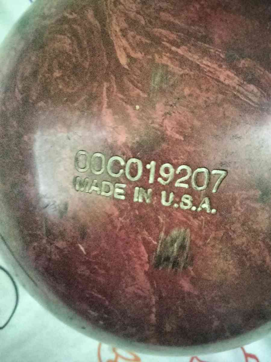 had custom bowling ball made in the US - Inglis, Florida