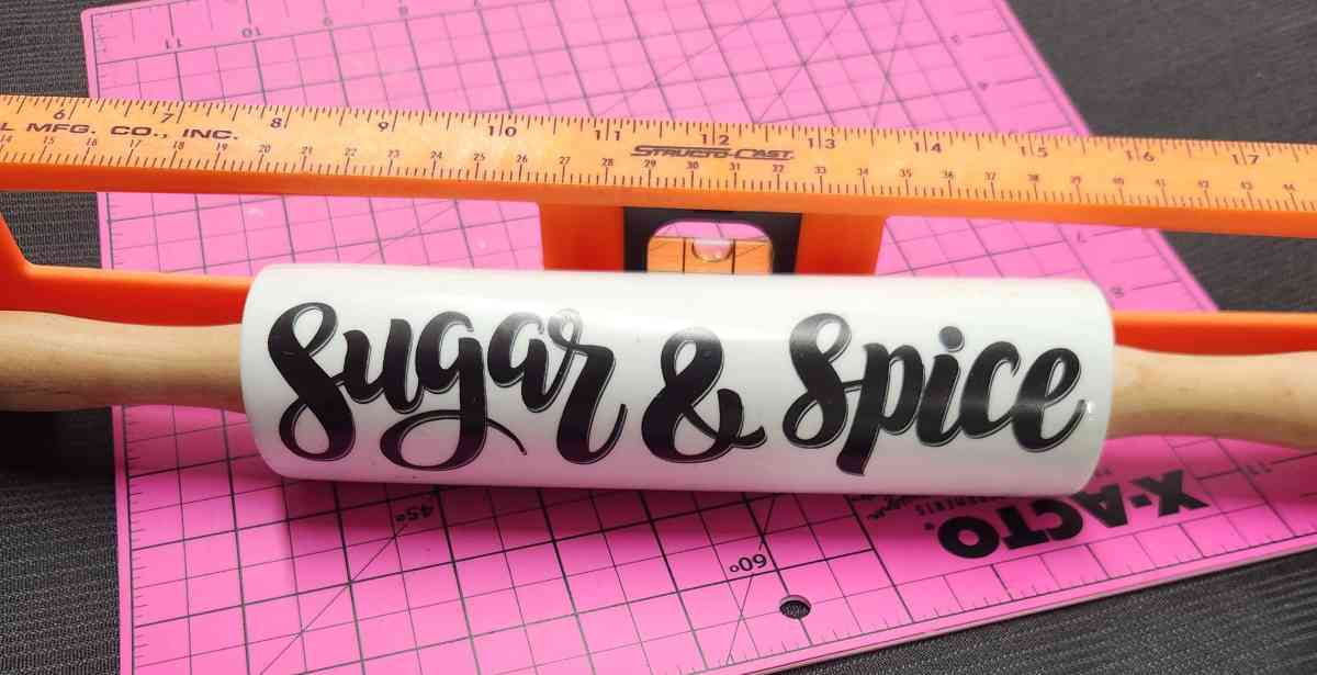 New 16 Inch Ceramic inscribed Sugar Spice Rolling Pin - Kenner, Louisiana - FleaMarketBay