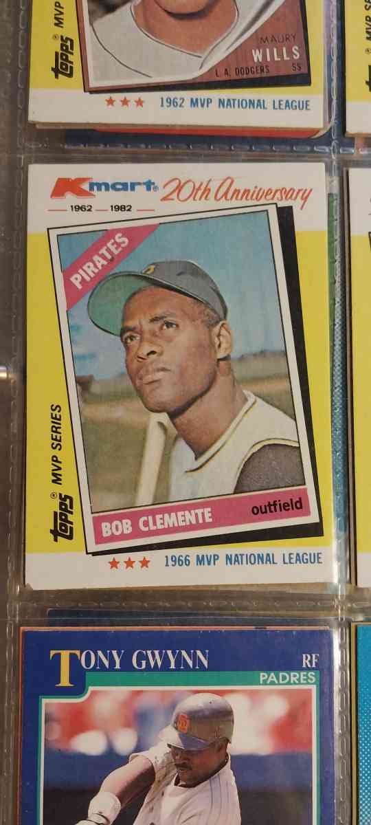 Bob Clemente baseball card