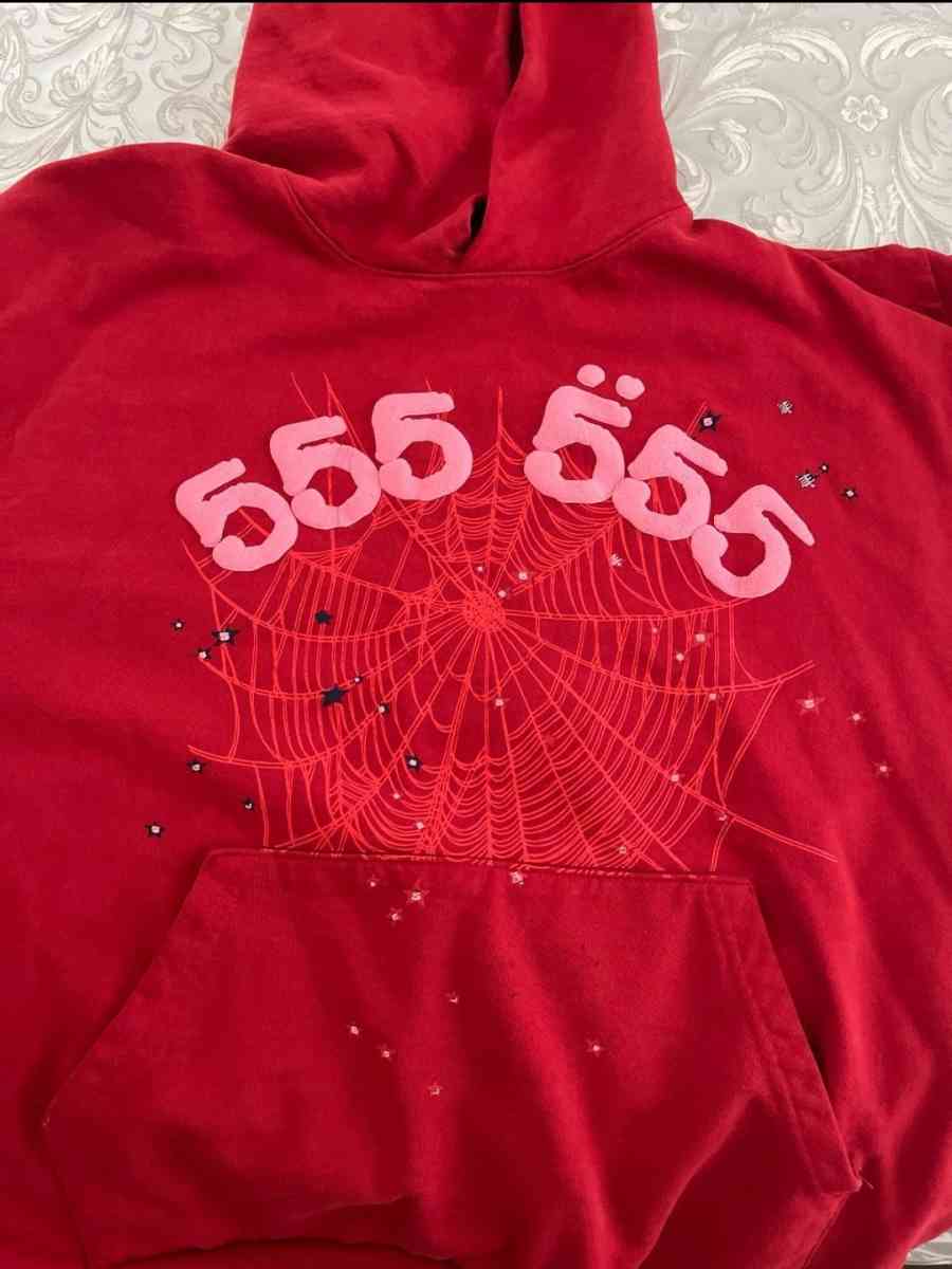 Red Sp5der Angel Hoodie size Large - Atlanta, Georgia