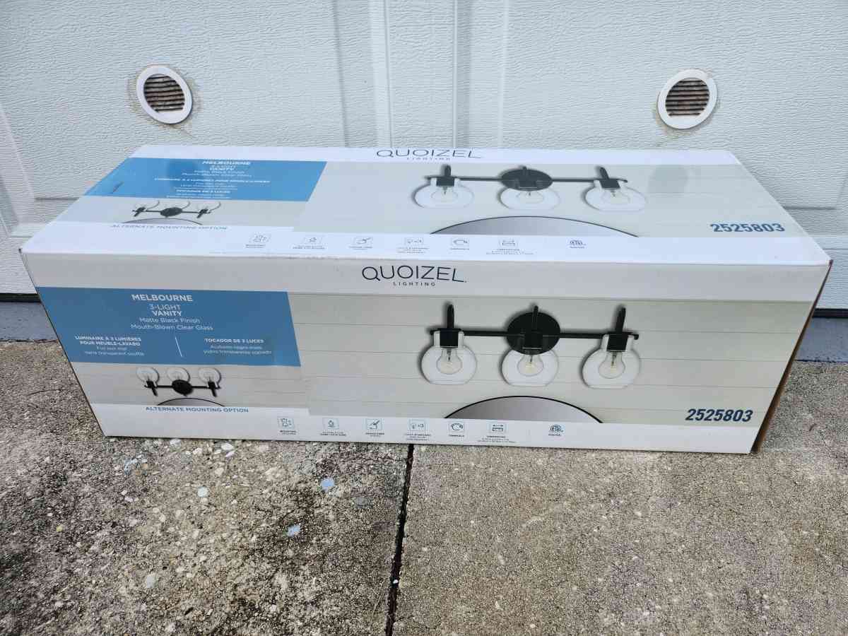 Quoizel Melbourne 3 Light Vanity Light - Homosassa, Florida - FleaMarketBay