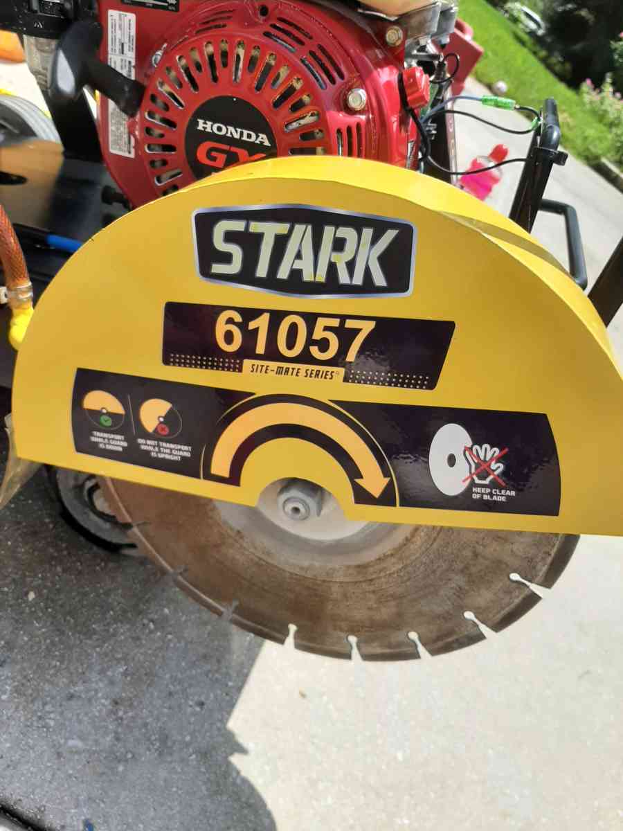 STARK USA 55 HP Concrete CutOff Walk Behind Saw Powered By H - Fort Myers, Florida - FleaMarketBay