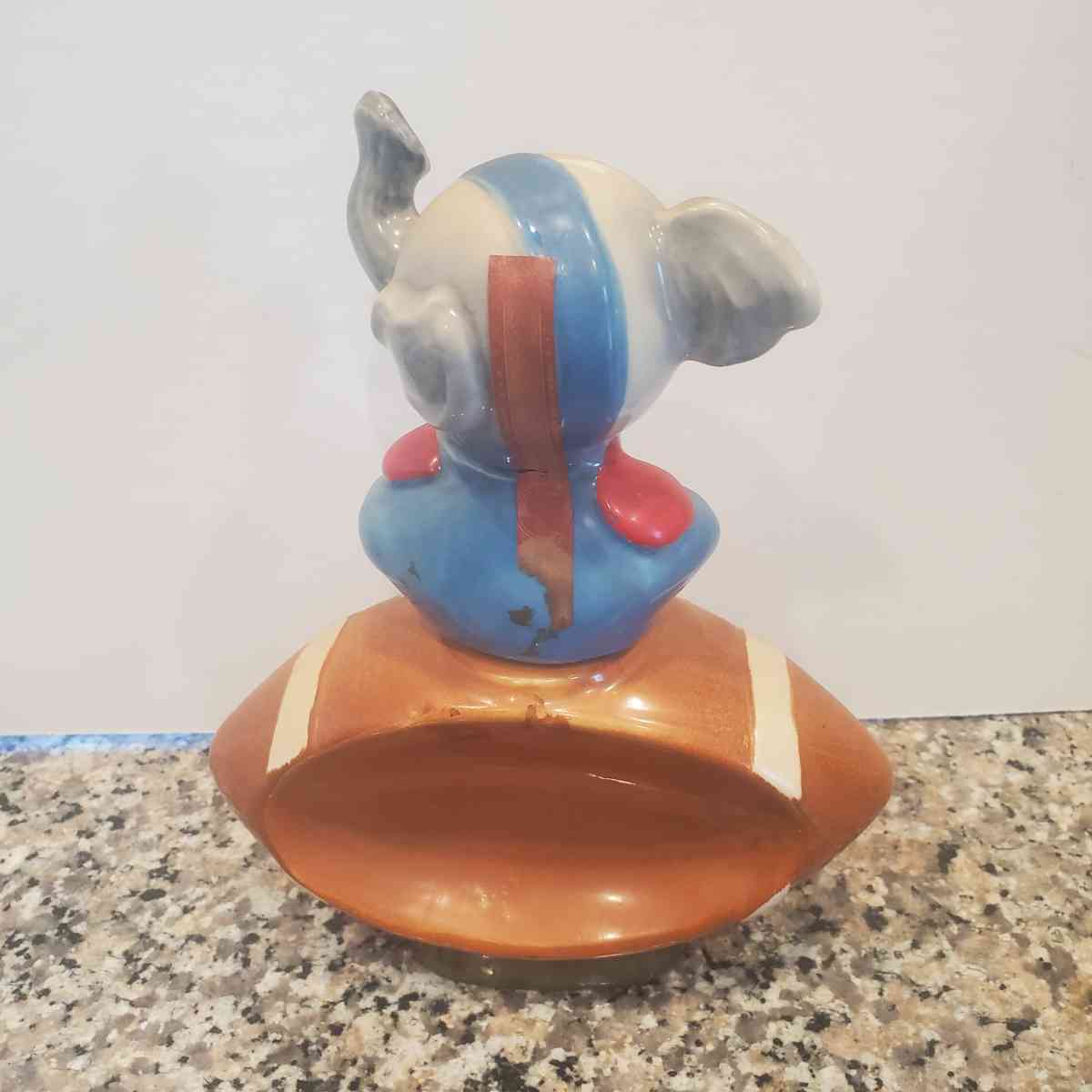 Vintage 1972 Jim Beam Republican Elephant Top Of Football Wh - Fort Worth, Texas - FleaMarketBay