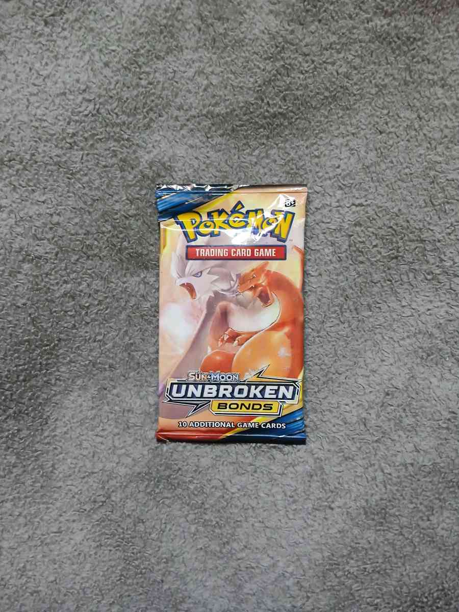 3 Pokemon Sun And Moon Unbroken Bonds 10 Cards Booster Packs - North Hollywood, California - FleaMarketBay