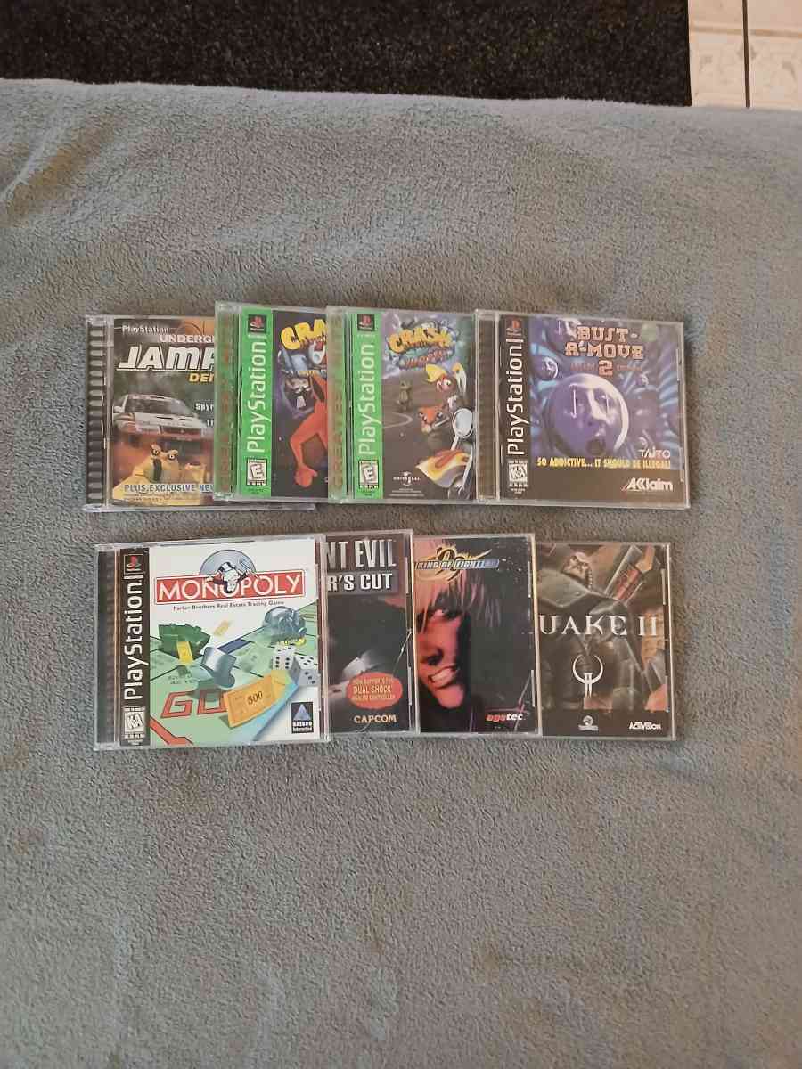 8 PlayStation 1 Games for PlayStation 1
