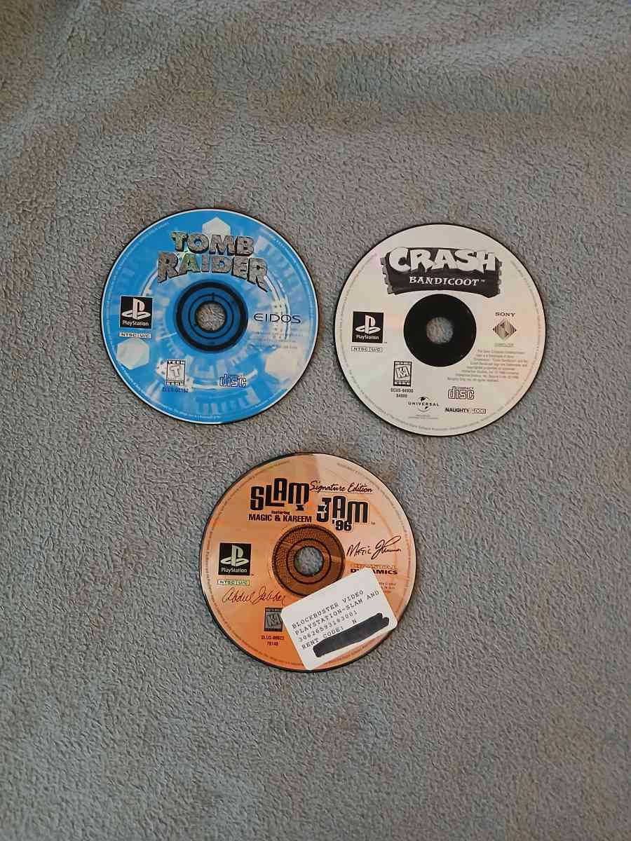 5 PlayStation 1 Loose Games for PlayStation 1 - North Hollywood, California - FleaMarketBay