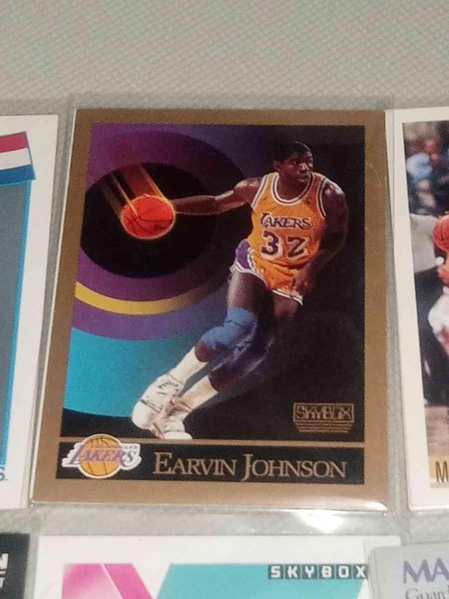 Earvin Magic Johnson card lot - Bellingham, Washington - FleaMarketBay