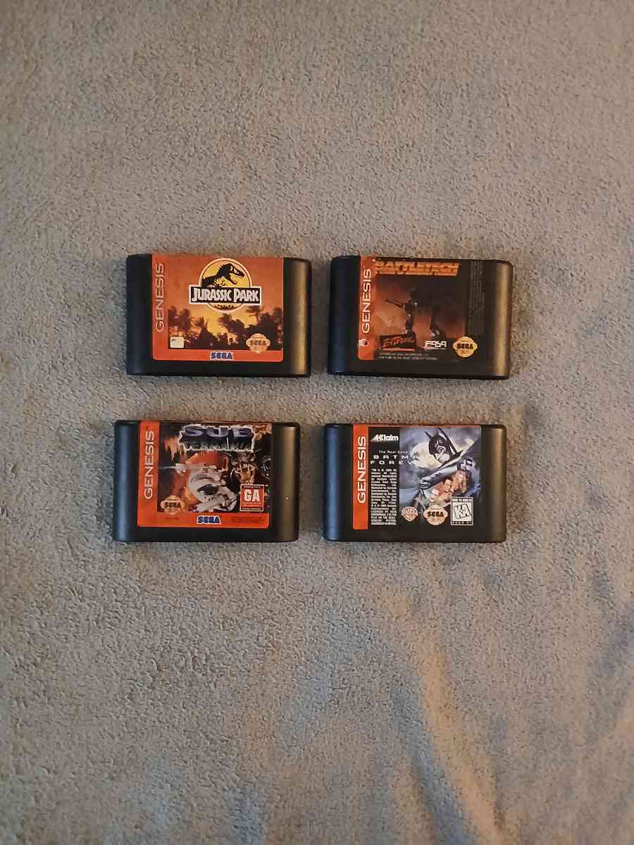 4 Sega Genesis Games for Sega Genesis - North Hollywood, California - FleaMarketBay