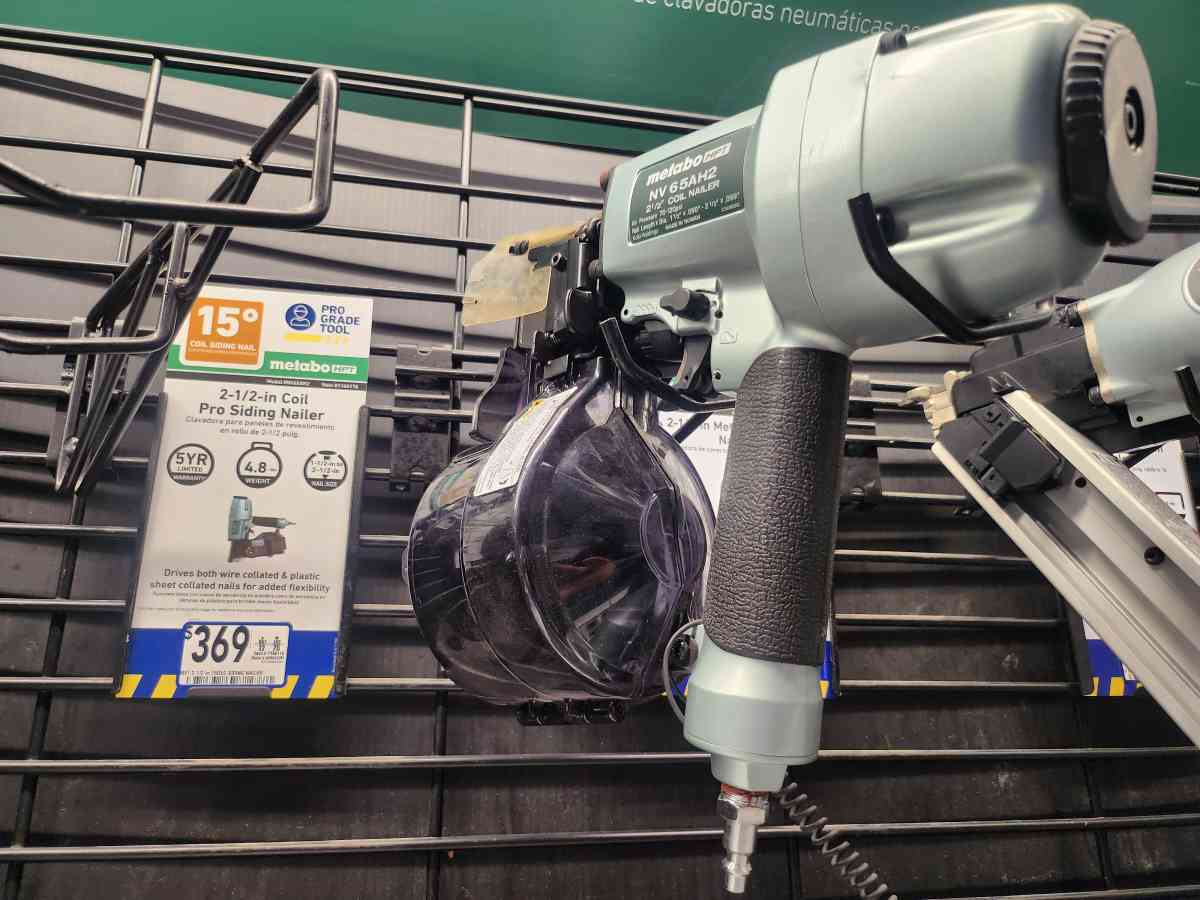 Metabo HPT Pneumatic Coil Siding Nailer - Homosassa, Florida - FleaMarketBay