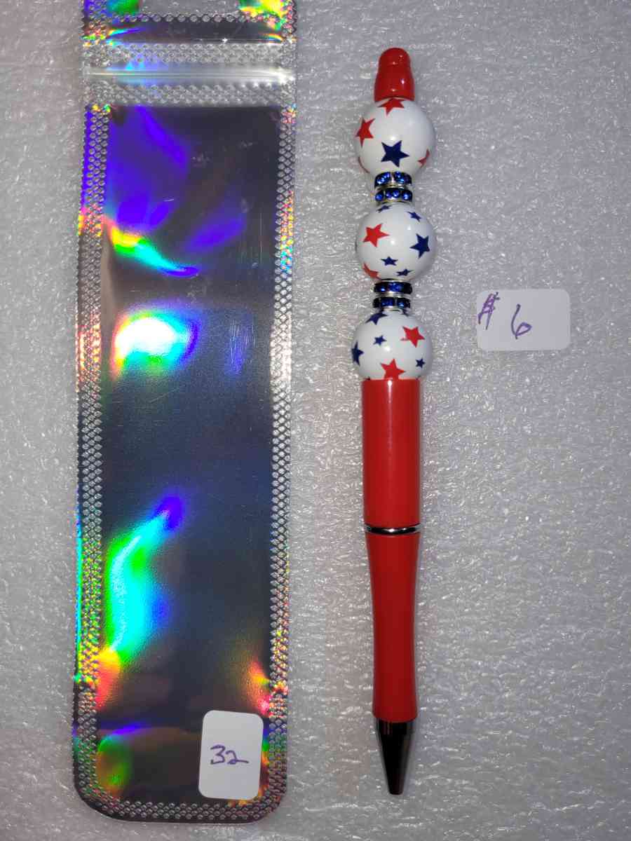 Hand beaded pens   Black ink - Bullhead City, Arizona - FleaMarketBay