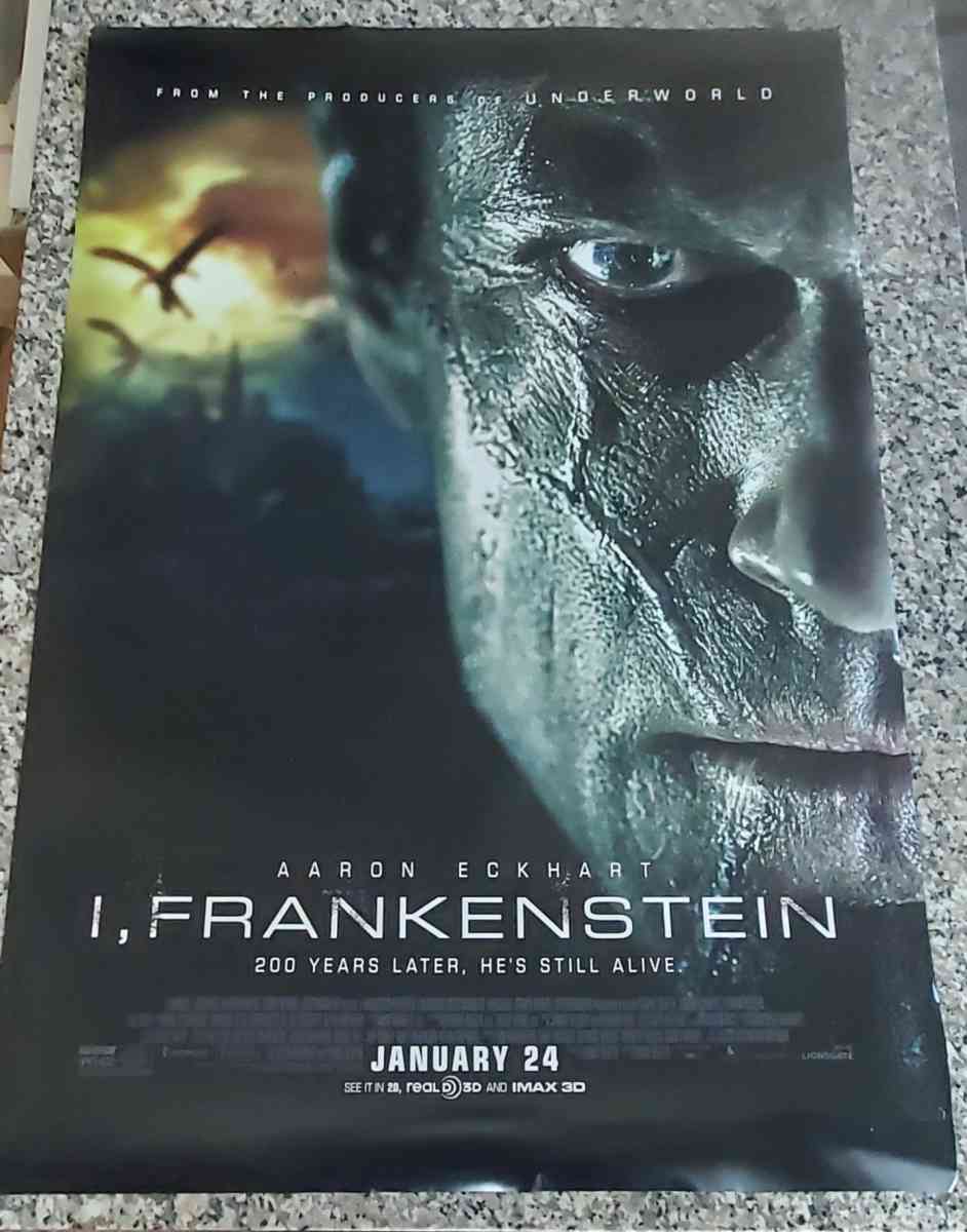 I  Frankenstein 2013 Lions Gate Double Sided Original Movie - Fort Worth, Texas - FleaMarketBay