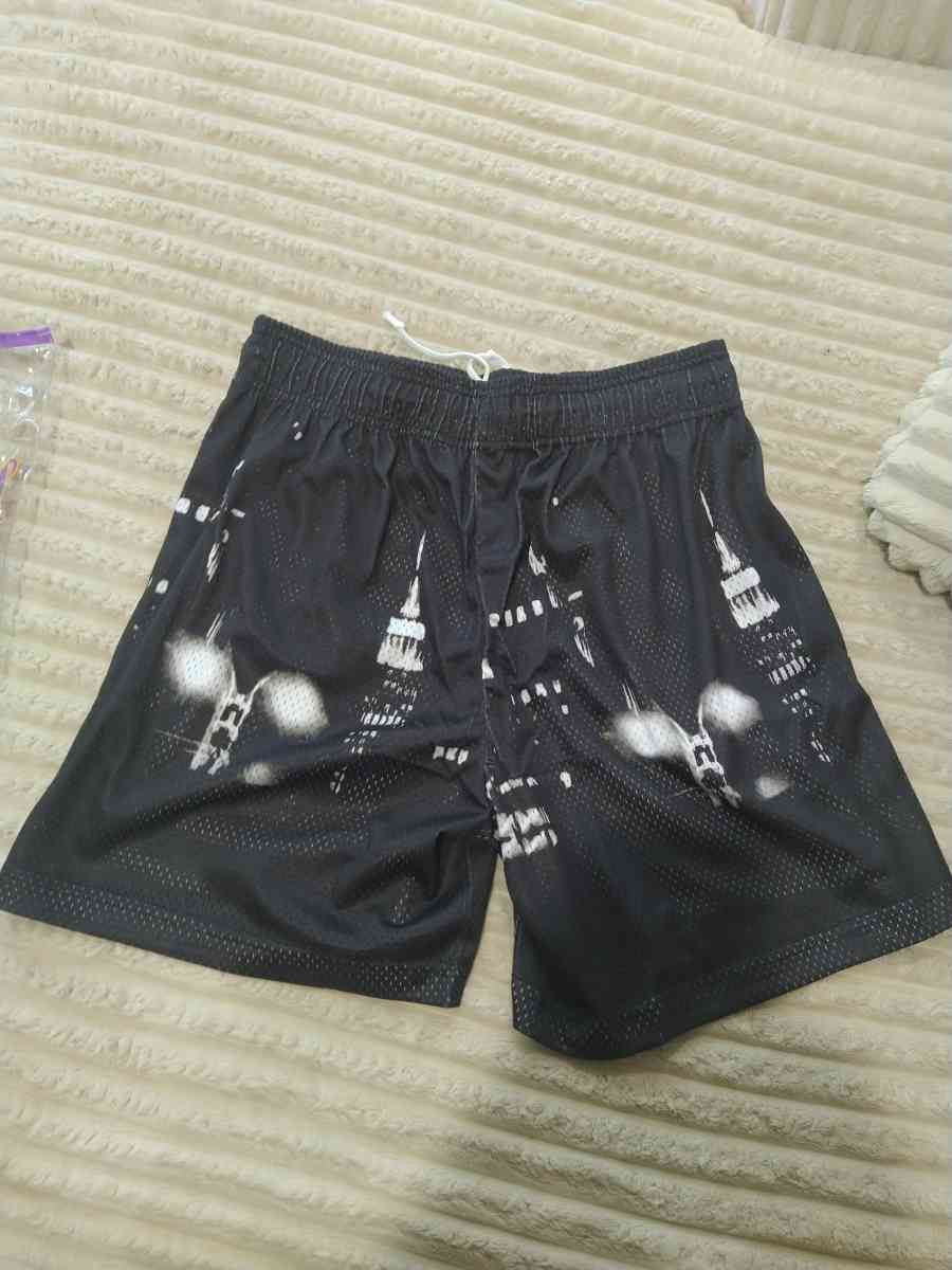 Eric Emanuel Black Skyline Shorts Size Medium - Atlanta, Georgia - FleaMarketBay