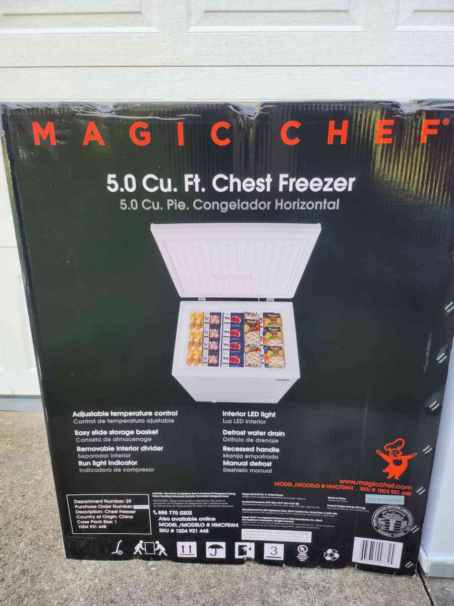 Magic Chef Chest Freezer - Homosassa, Florida - FleaMarketBay