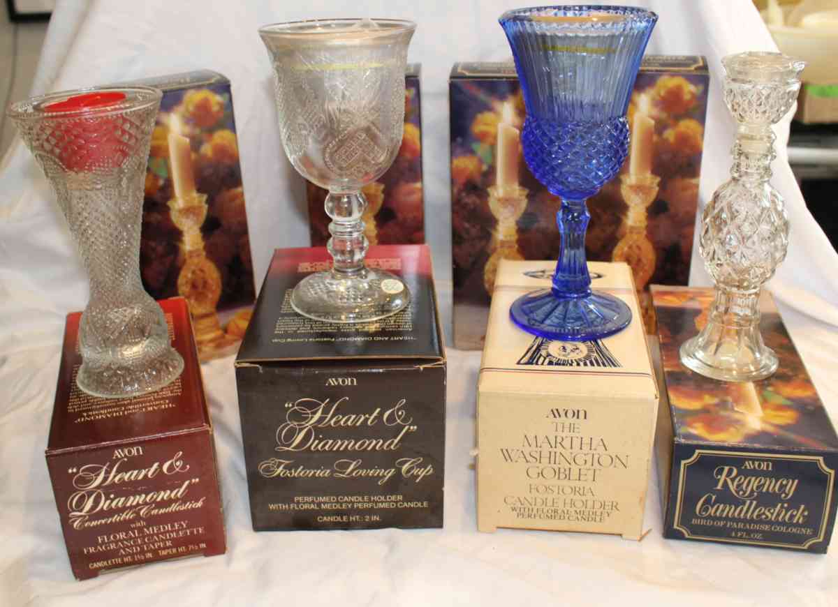8 New in Box Vintage Avon Candle holders - Fort Worth, Texas - FleaMarketBay