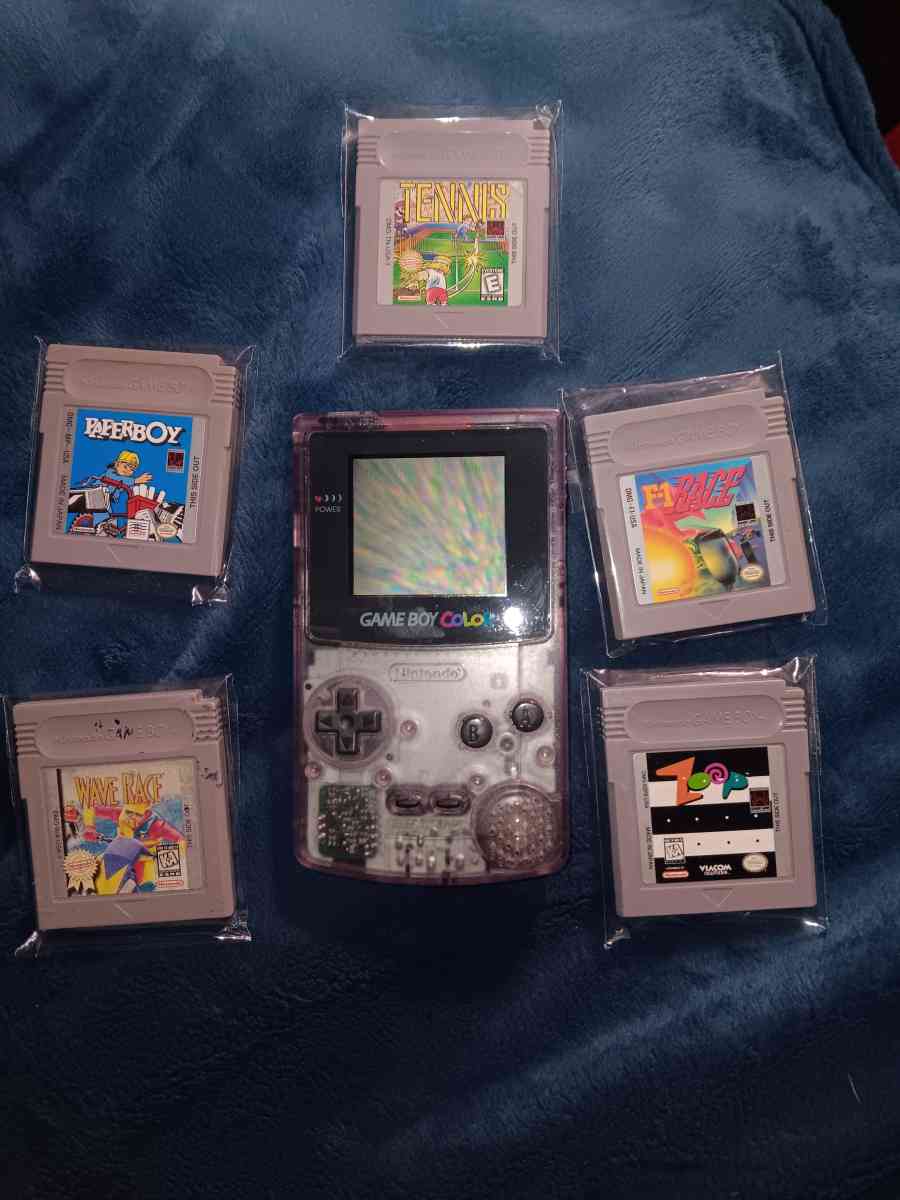 gamboy color with games - Lincolnton, North Carolina - FleaMarketBay