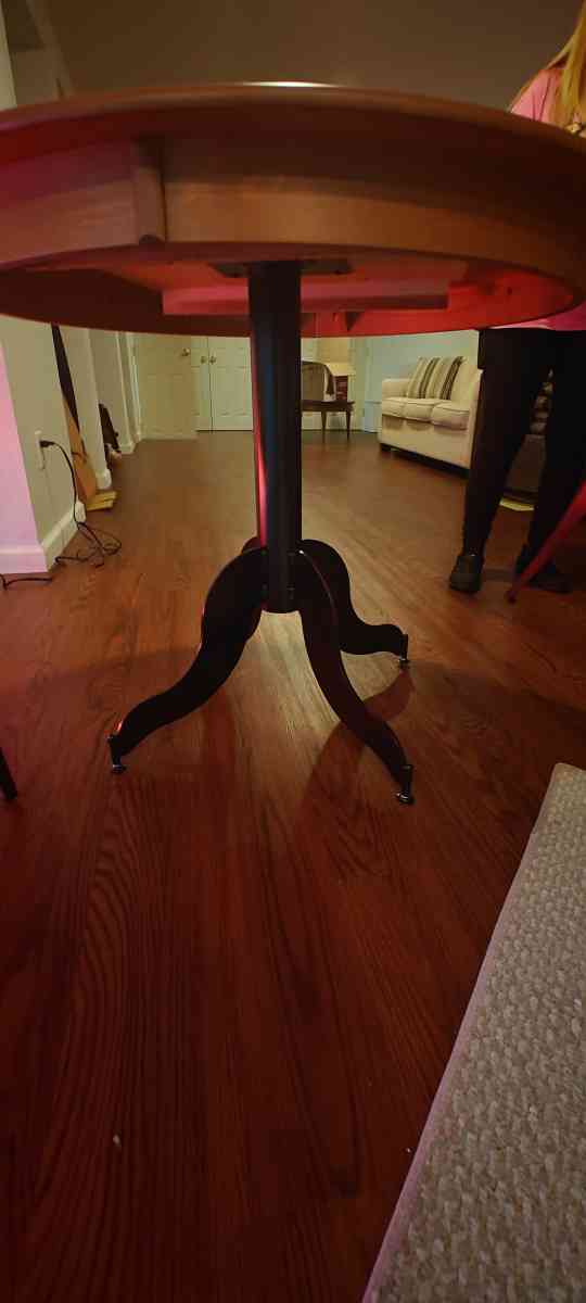 3 Piece Dining Room Set  Solid Maple Table w 2 Mid Century C - Wayne, New Jersey - FleaMarketBay