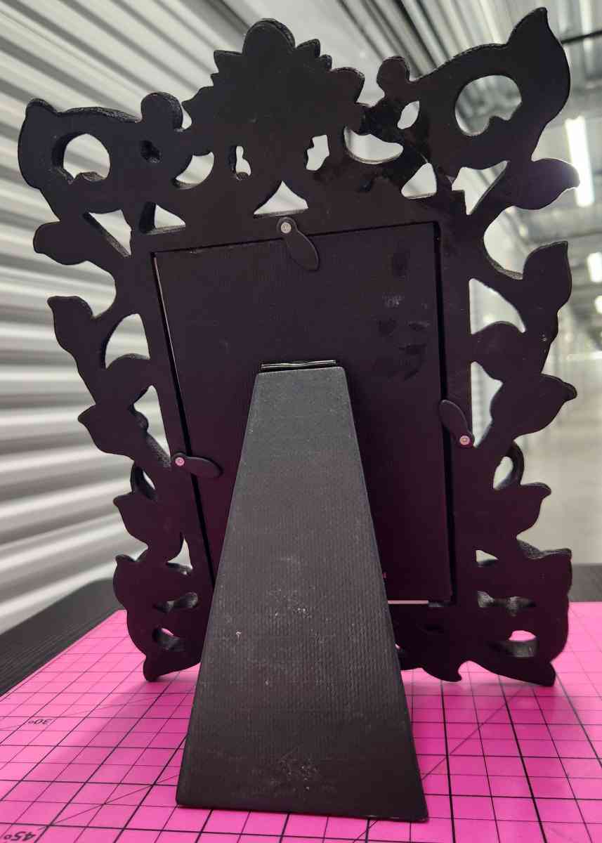 Abigail Ahern Black Velvet Baroque 4x6 Picture Frame - Kenner, Louisiana - FleaMarketBay