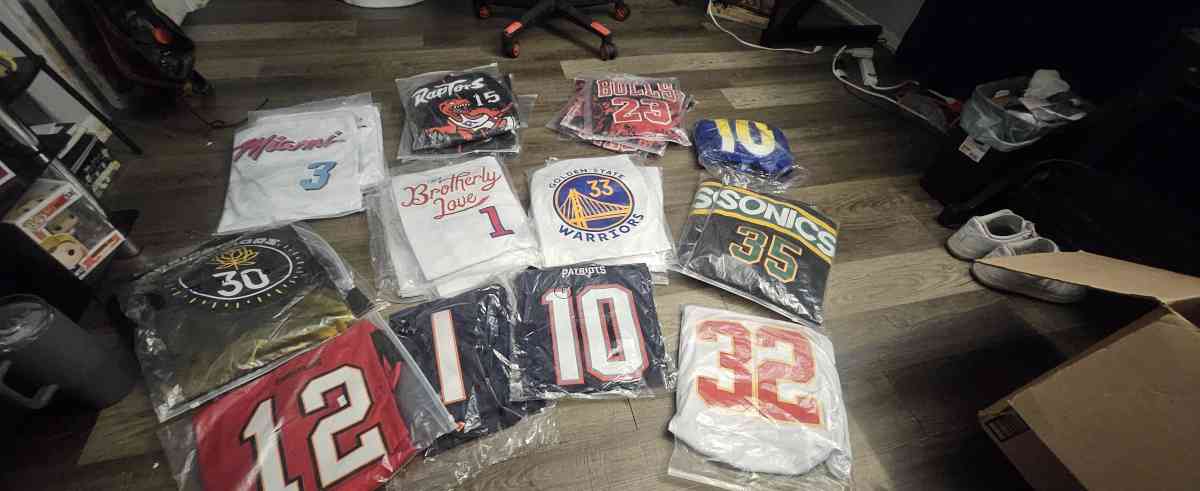 NBA and NFL jeresys - Ontario, California - FleaMarketBay