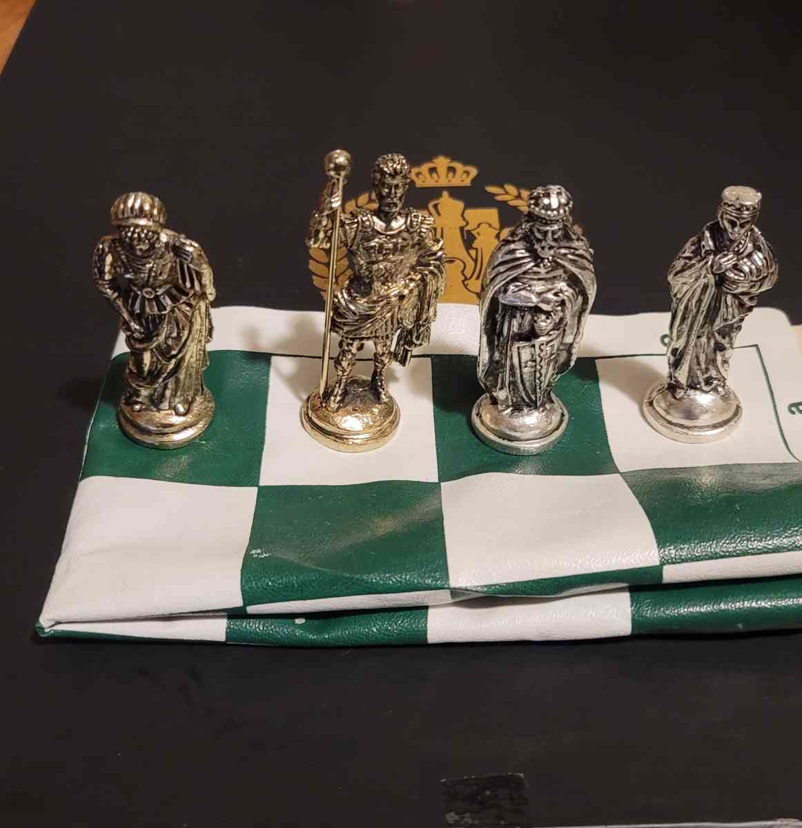 100 NEW Steel Chess Piece Set
