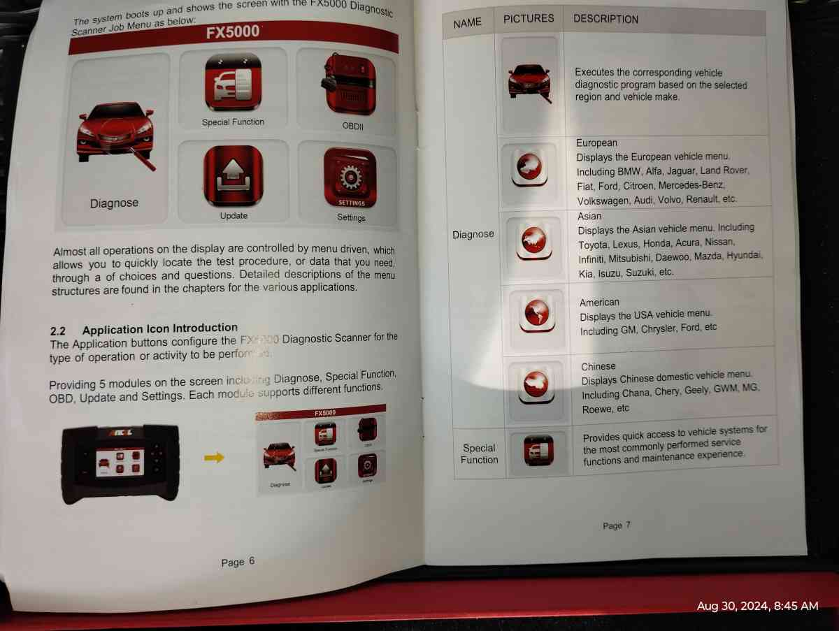 Ancel FX 5000 full system scan tool - Kansas City, Missouri - FleaMarketBay