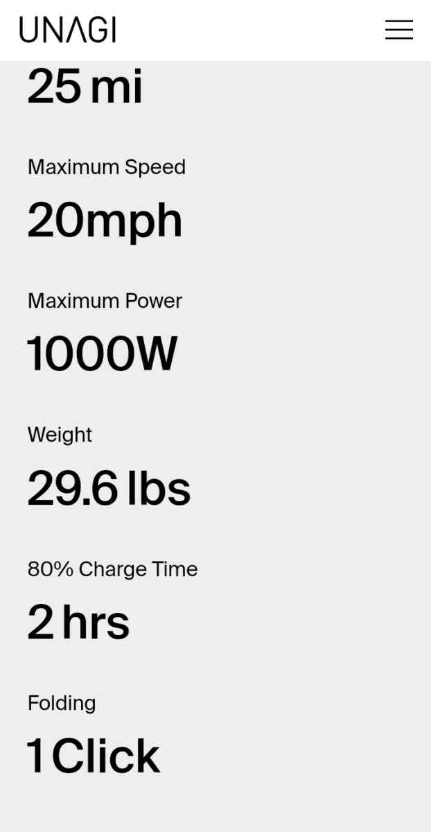 Unagi Electric Scooter - Santa Barbara, California - FleaMarketBay