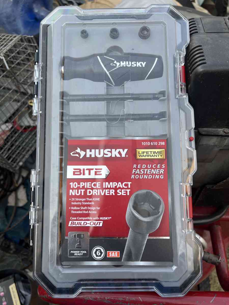 BITE Husky 10 Piece Impact Nut Driver set - Fresno, California