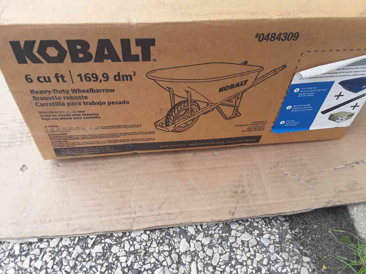 Brand New Cobalt Wheelbarrow All Steel - Williamstown, New Jersey - FleaMarketBay