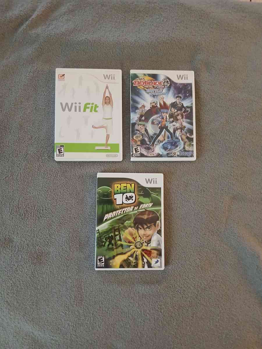 3 Nintendo Wii Games for Nintendo Wii