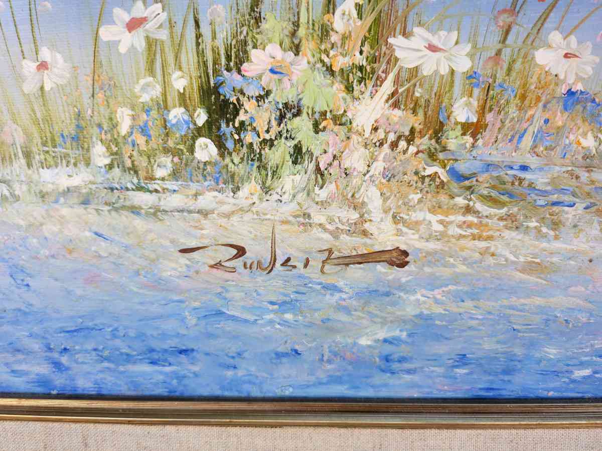 signed oil painting - Molalla, Oregon - FleaMarketBay