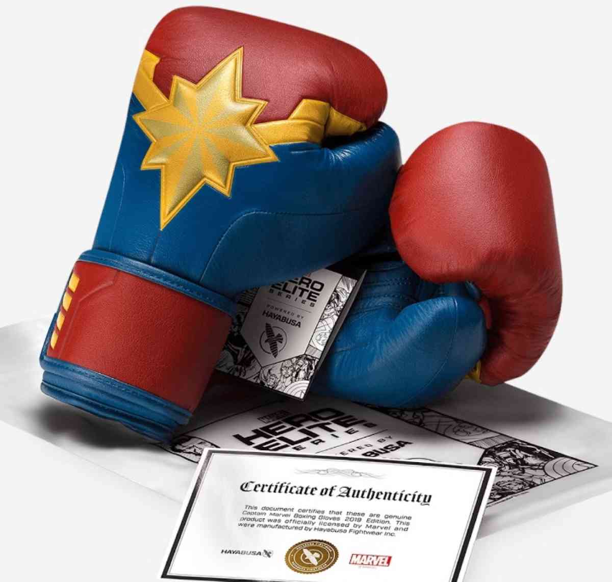 Hayabusa Marvels Captain Marvel Boxing Gloves - Glen Cove, New York - FleaMarketBay