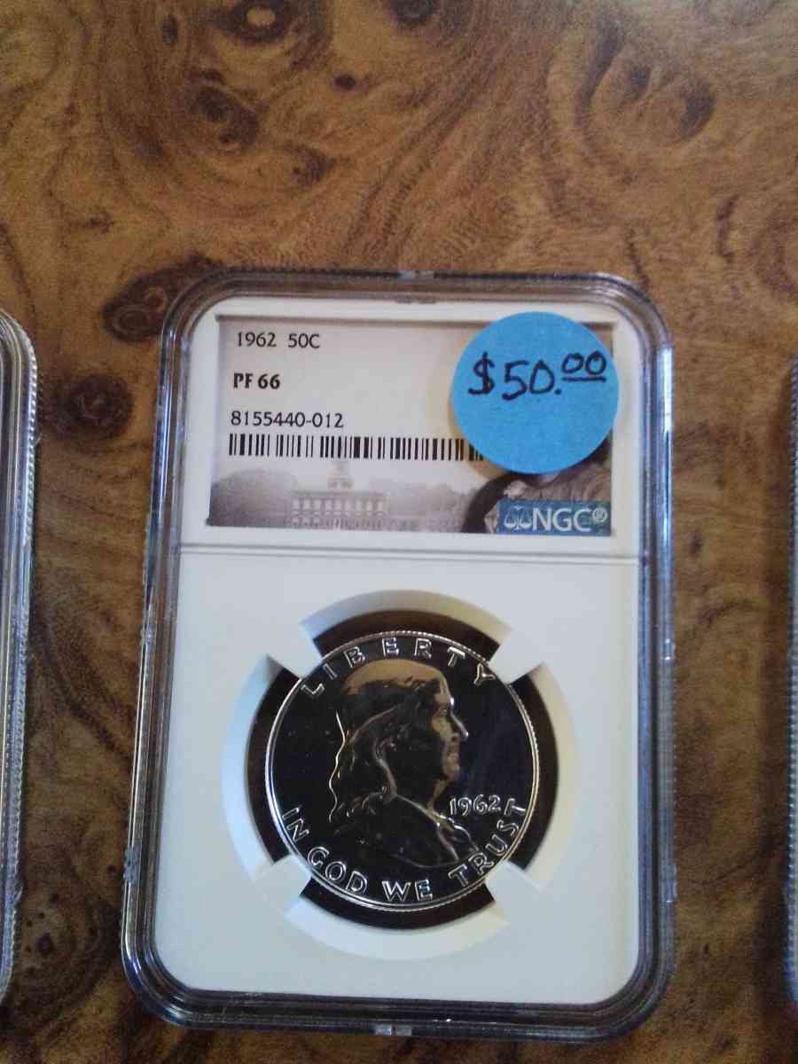 NGC and PCGS Franklins - Newark, California - FleaMarketBay