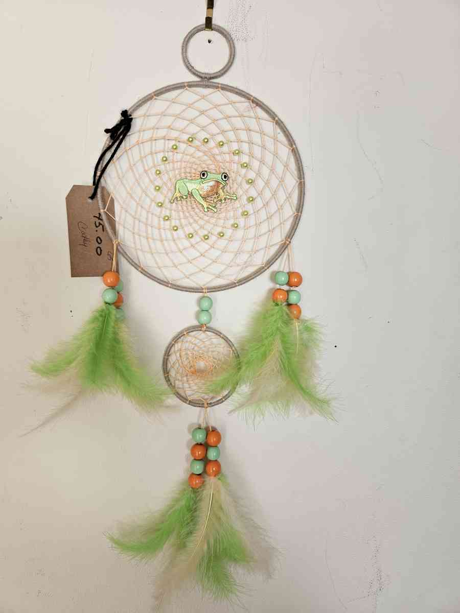 handmade frog dreamcatcher - Winston Salem, North Carolina