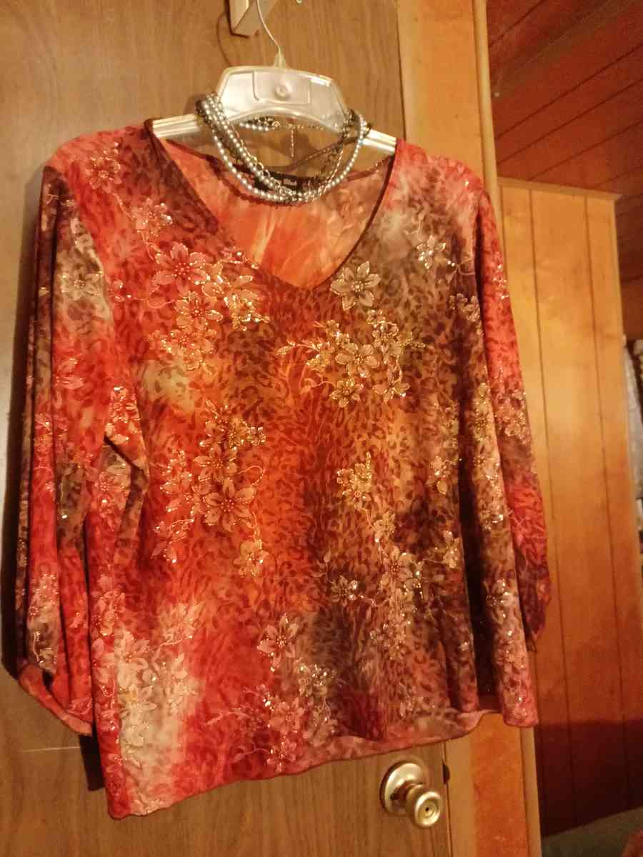 Womens Shirt Necklace sold separately - Leflore, Oklahoma