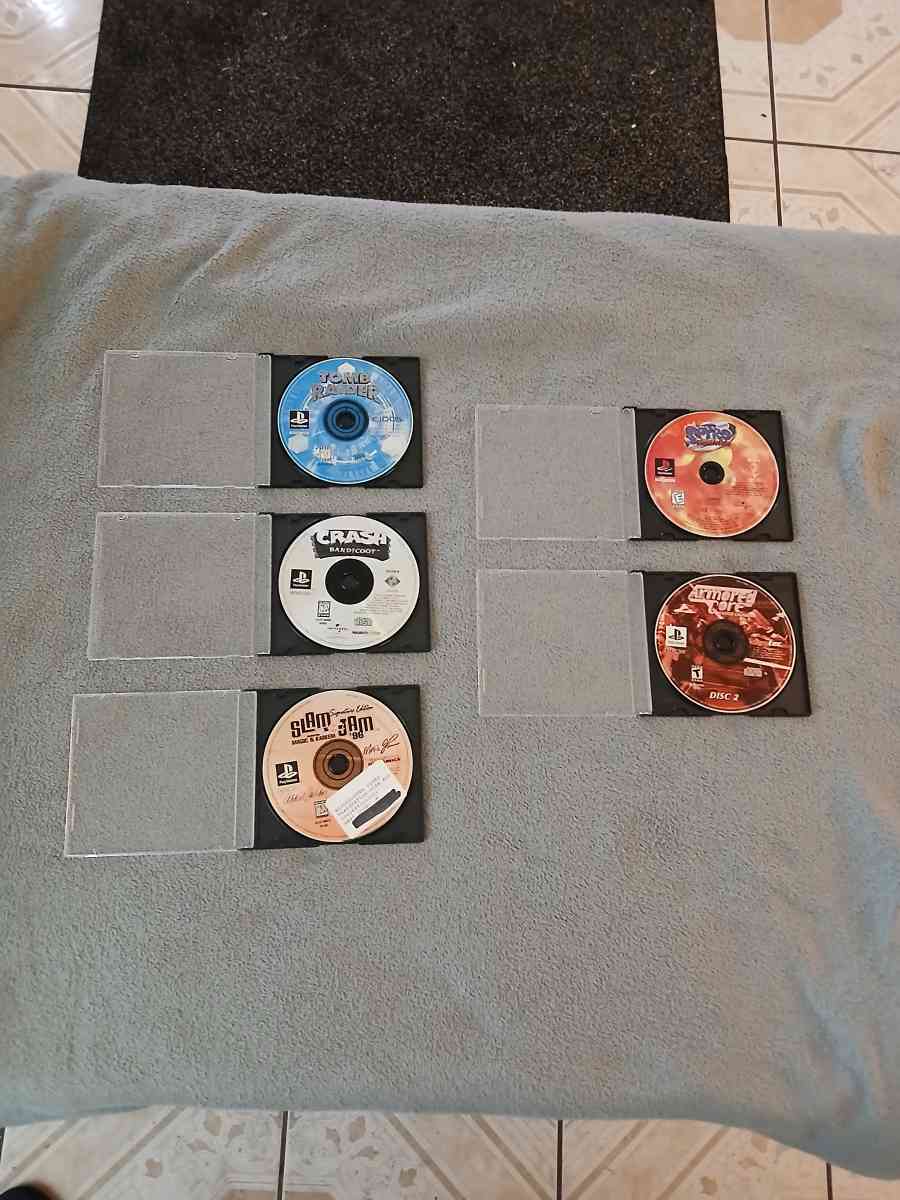 5 PlayStation 1 Loose Games for PlayStation 1 - North Hollywood, California - FleaMarketBay