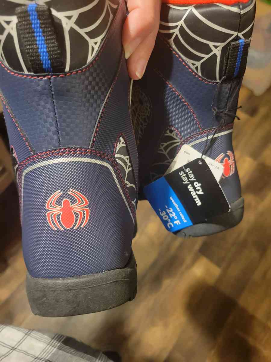 SpiderMan boy size 13 boots - Saint Petersburg, Florida - FleaMarketBay