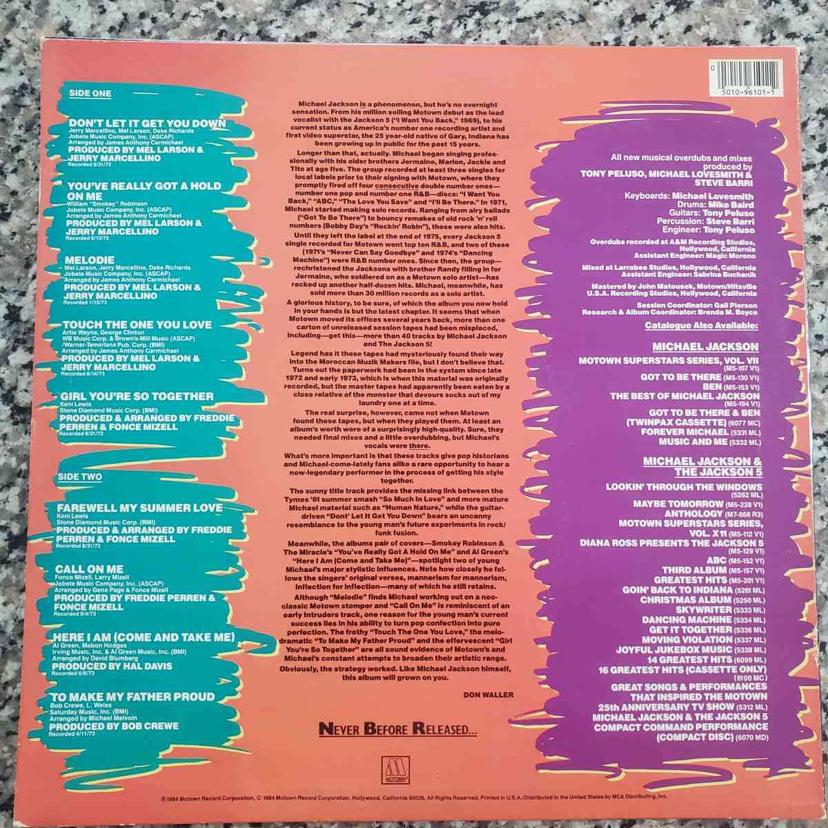 Rare Promo Michael Jackson Farewell My Summer Love LP Vinyl - Fort Worth, Texas - FleaMarketBay