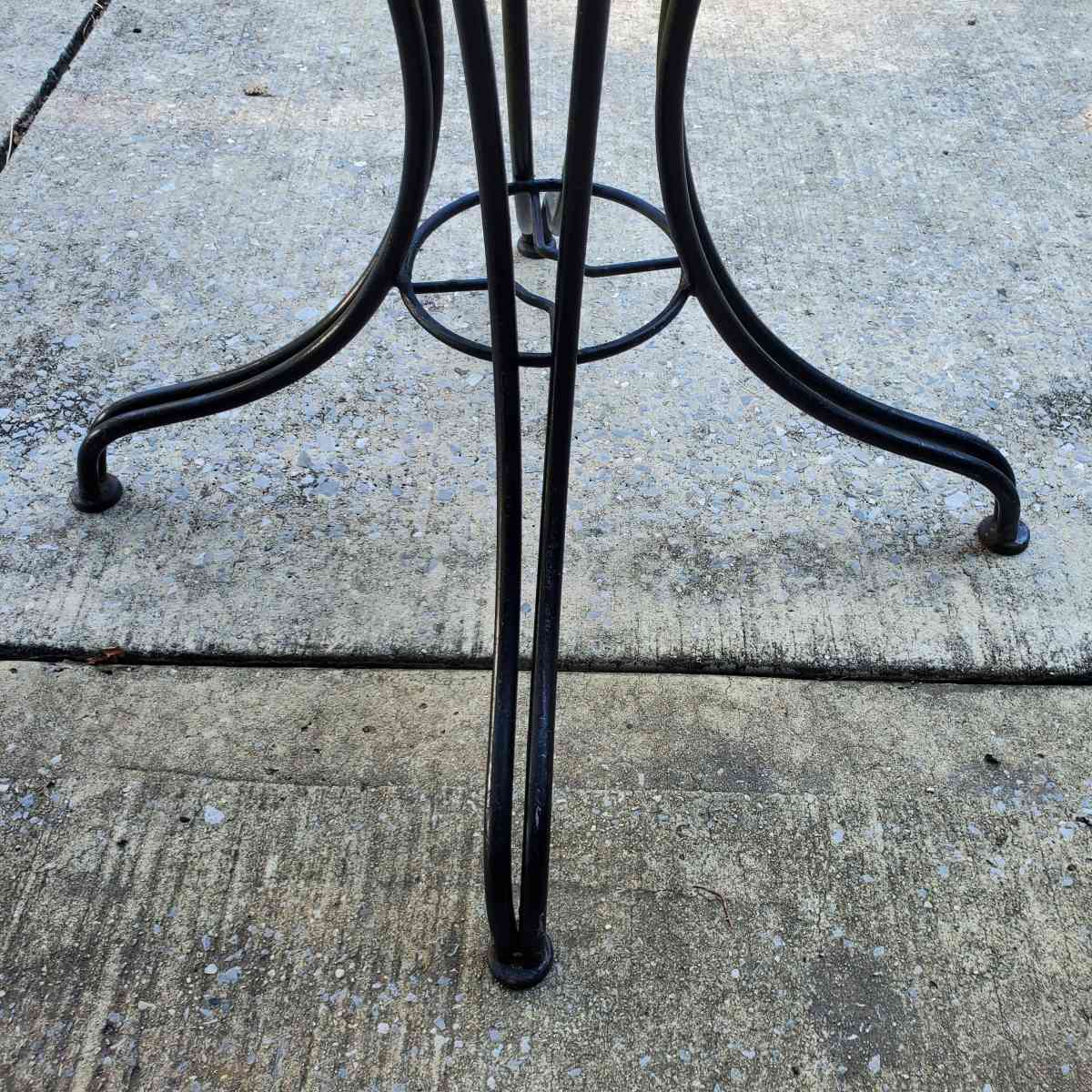 Wrought Iron Patio Table 36X36X29 Black   RRR Furniture - Rock Island, Tennessee - FleaMarketBay