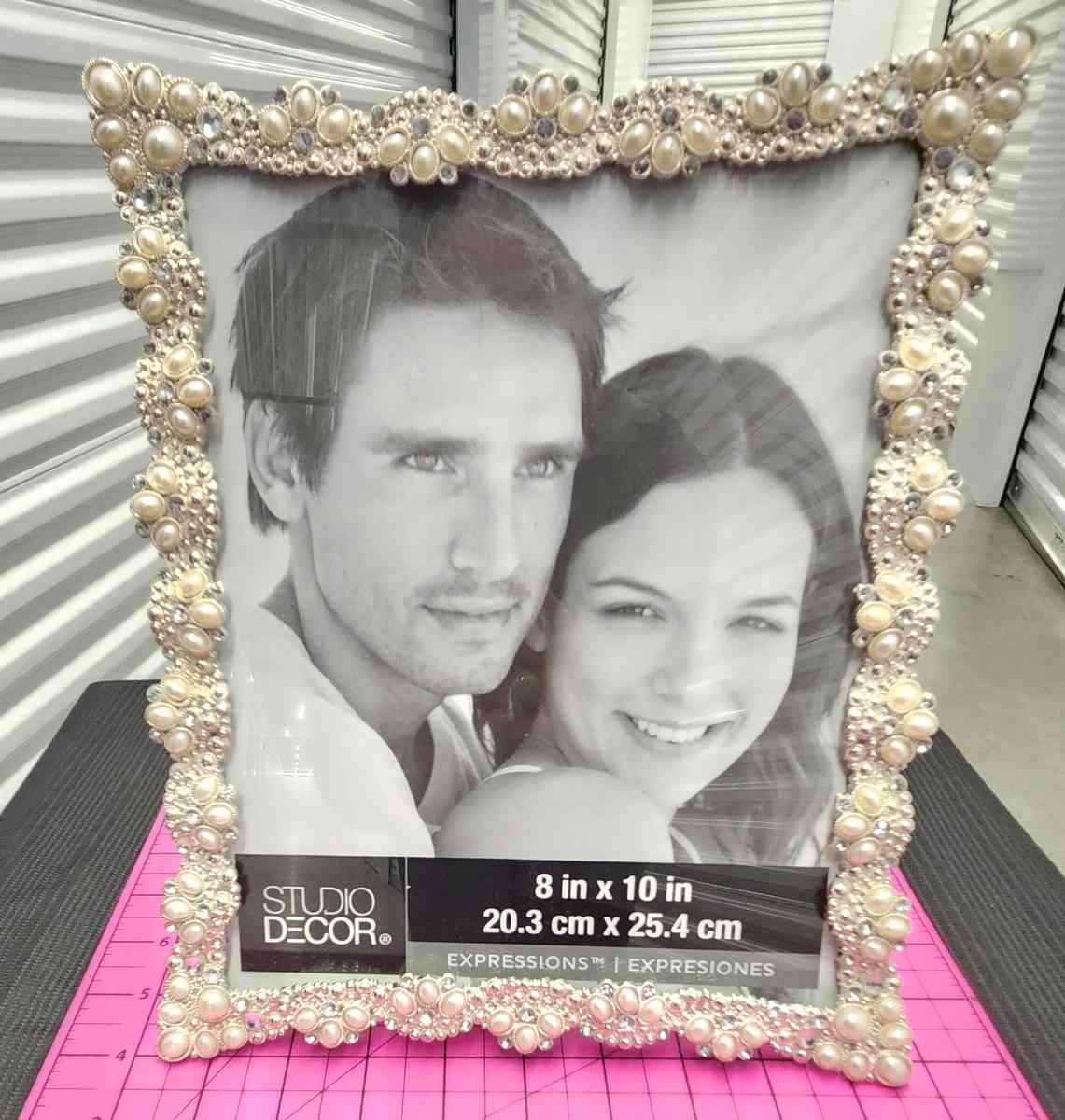 Ornate Pearl and Rhinestone Embellished 8x10  Photo Frame - Kenner, Louisiana