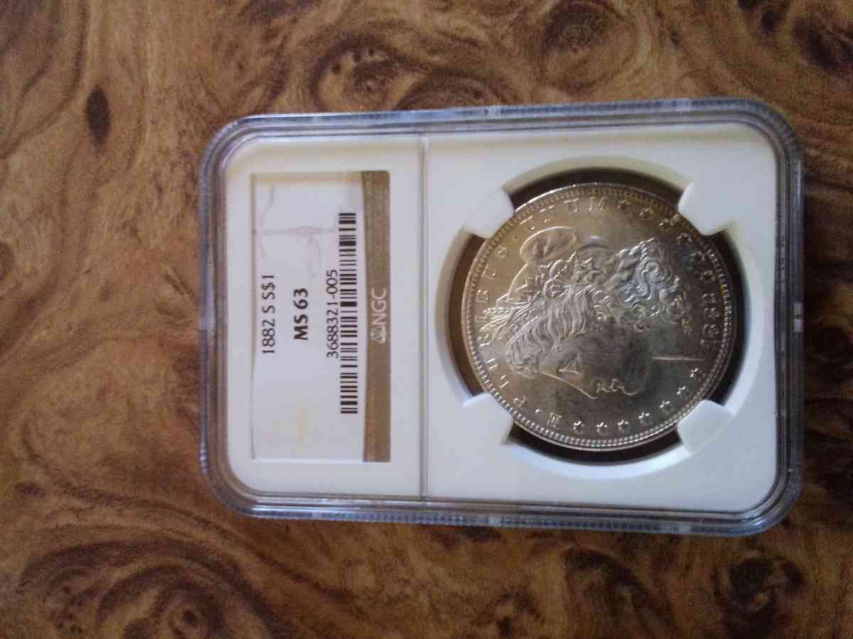 1878 S 1882 S Morgans Silver Dollars - Newark, California - FleaMarketBay