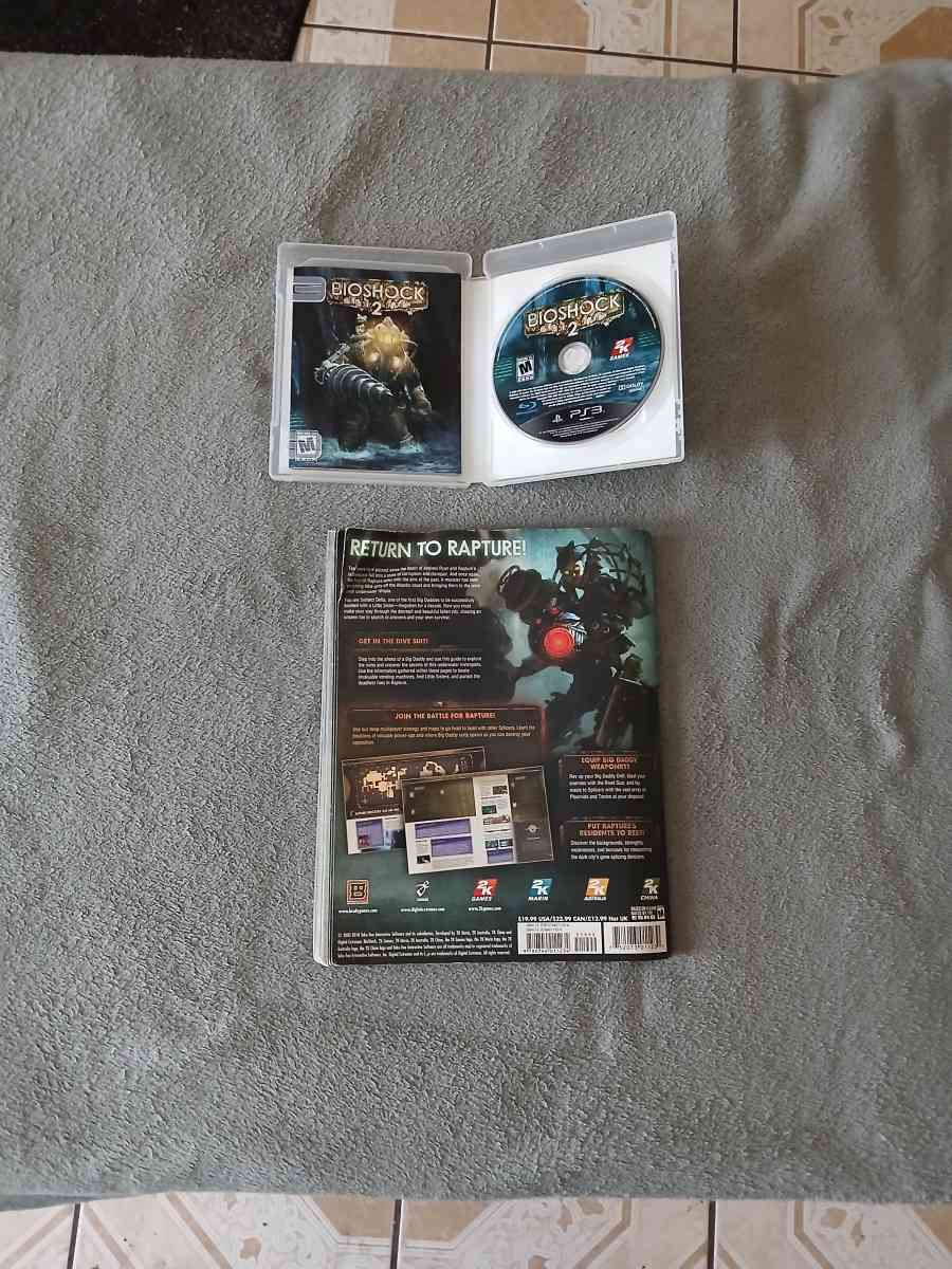 BioShock 2 with Official Strategy Guide Magazine PS3 - North Hollywood, California - FleaMarketBay