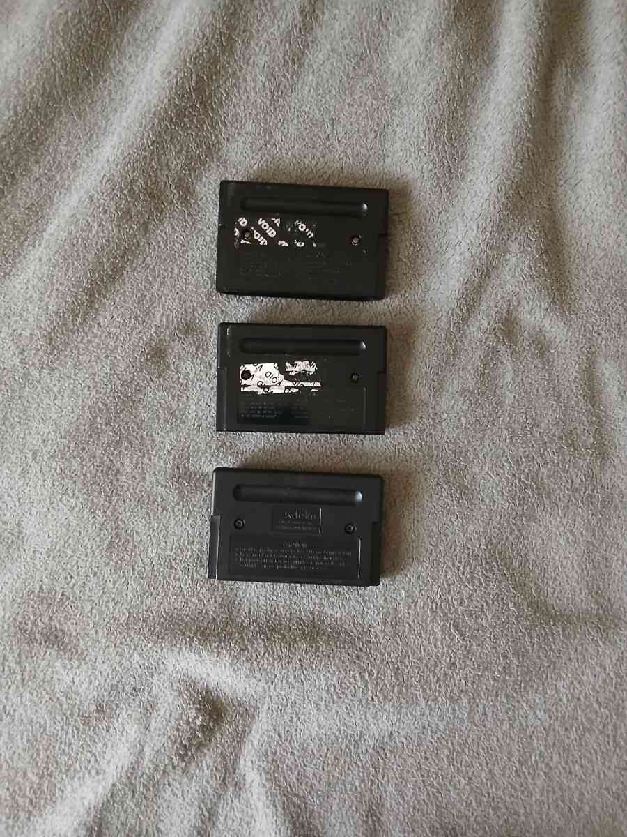 3 Sega Genesis Game Carts Only for Sega Genesis - North Hollywood, California - FleaMarketBay