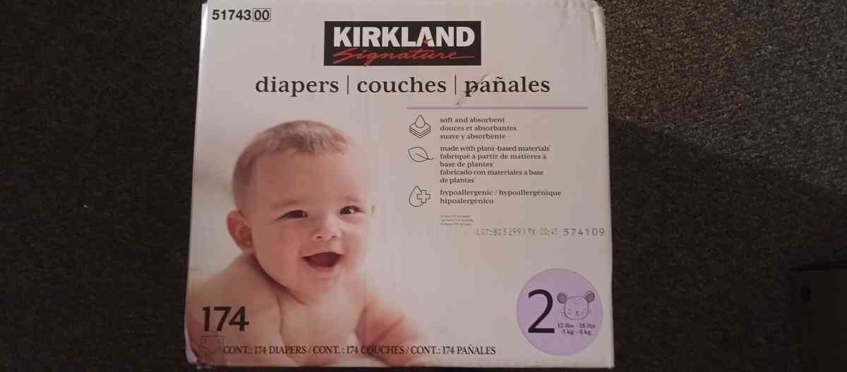 174 Kirkland size 2 diapers - Harrisburg, Pennsylvania