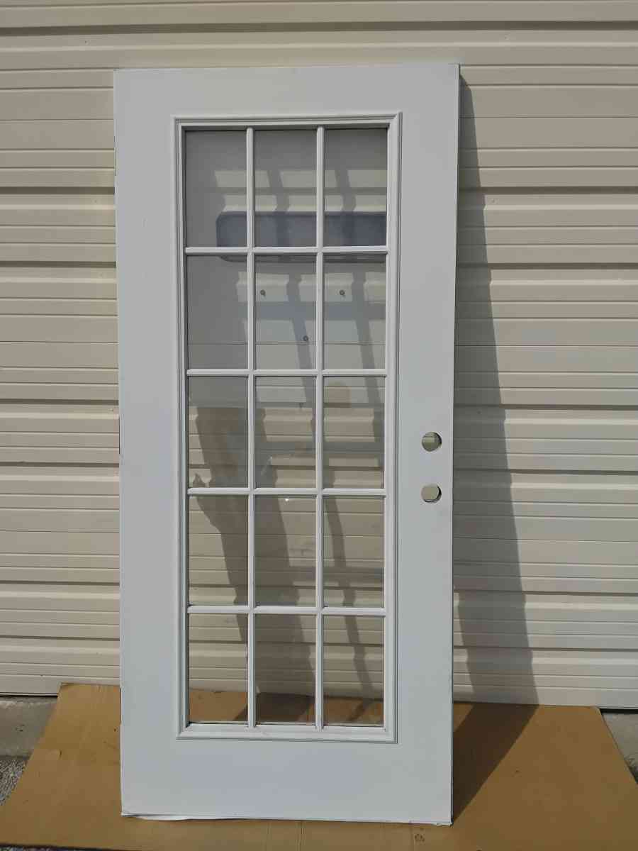 Nice White 15 Light JeldWen Door Hinges 36 X 80 LH Swing