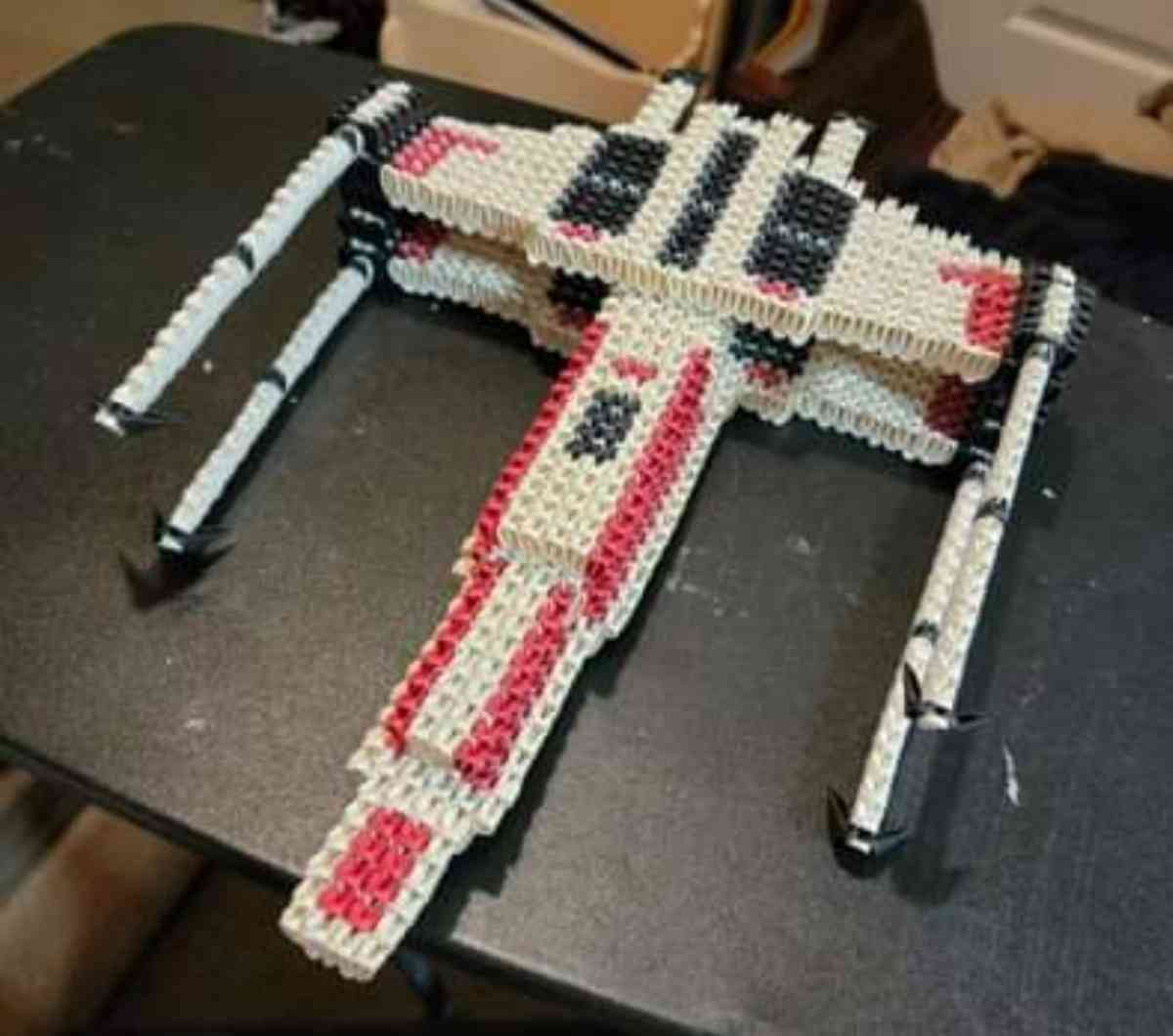 3d origami star wars spaceship that I did - Anderson, California - FleaMarketBay